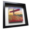 Angel of the North Poppies - Framed Tile