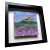 Bamburgh Castle Flowers - Framed