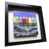 Scarborough Beach Huts - Framed Tile