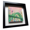 Tyne Bridge (Flowers) - Framed Tile