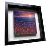 Poppies in the Sunset - Framed Tile