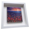 Poppies in the Sunset - Framed Tile