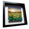 Sunflower at Sunset - Framed Tile