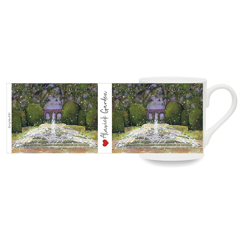 Grand Cascade at Alnwick Gardens  -  Bone China Cup