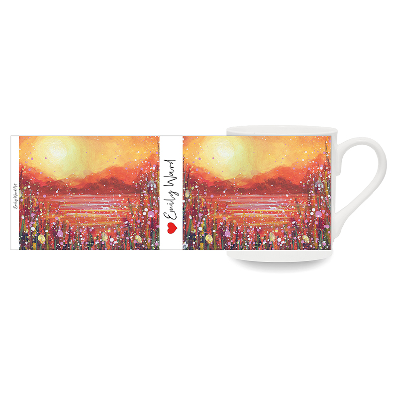 Autumn Sunrise  -  Bone China Cup