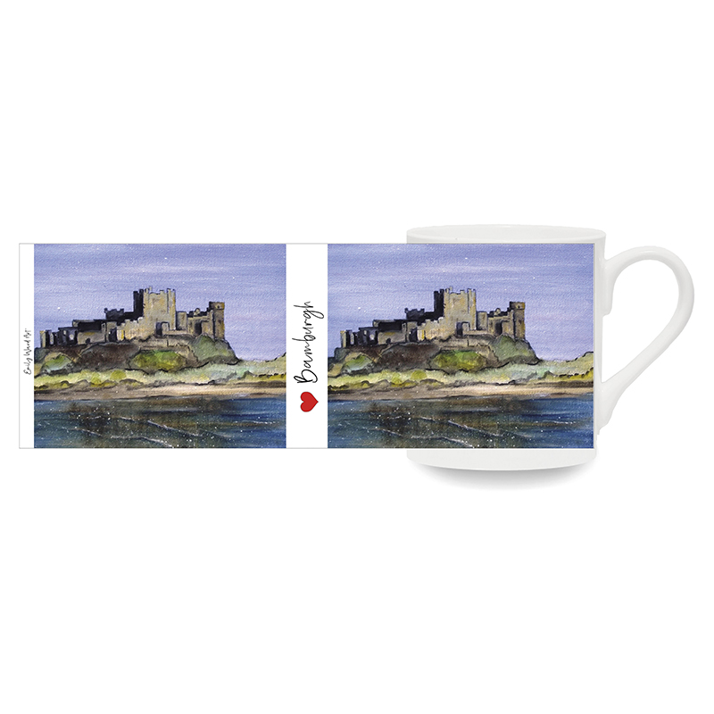 Bamburgh Castle  -  Bone China Cup