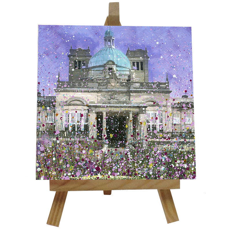 Harrogate Royal Baths Tile  with Easel