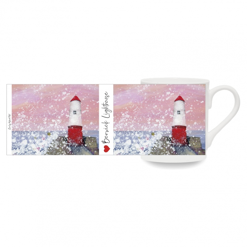 Berwick Lighthouse -  Bone China Cups