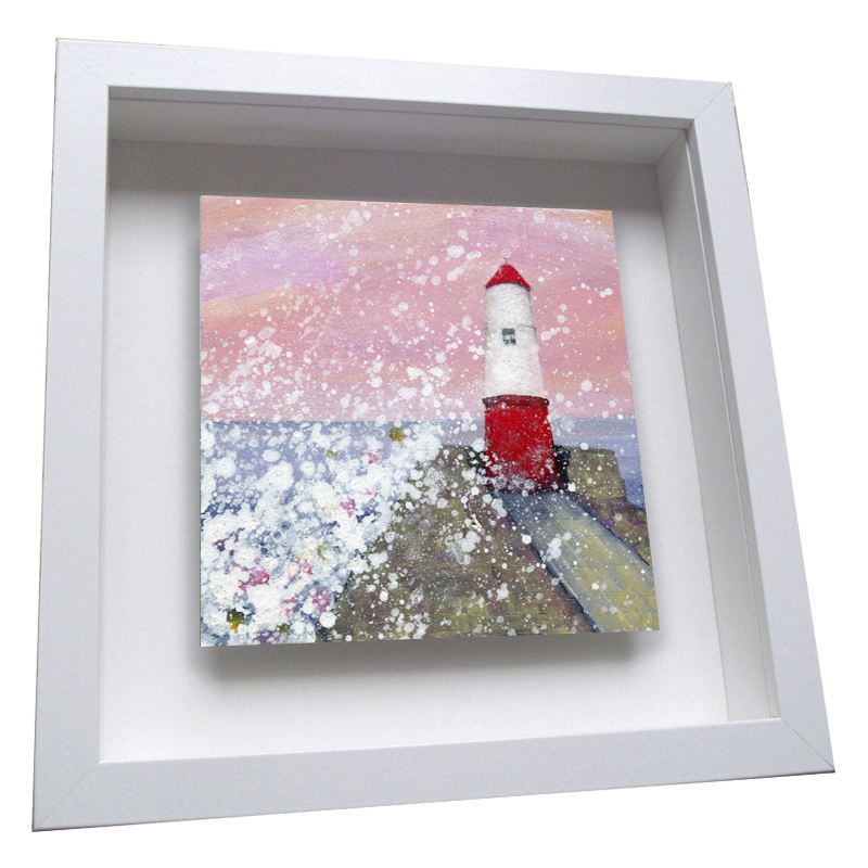 Berwick Lighthouse - Framed Tile