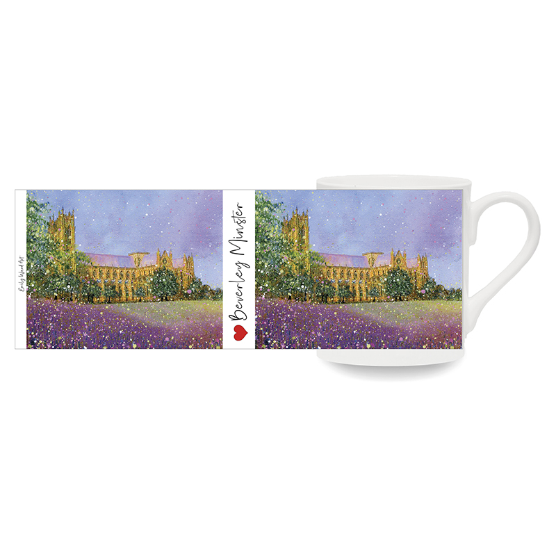 Beverley Minster  -  Bone China Cups