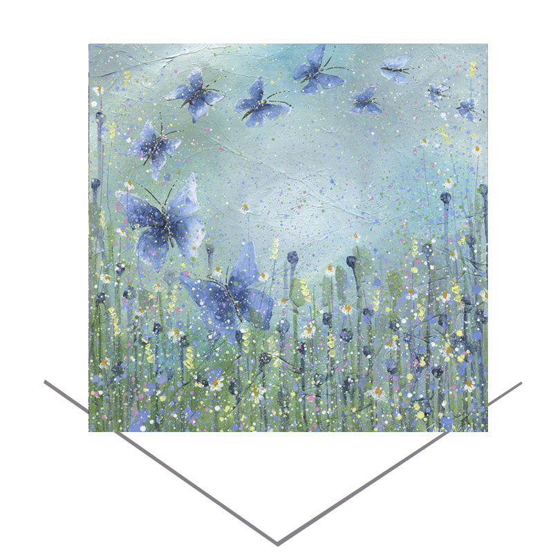 Blissful Butterfly - Greeting Card