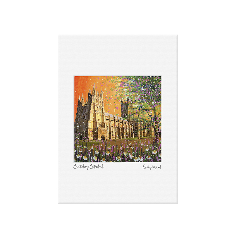 Canterbury Cathedral Open Edition Print A4