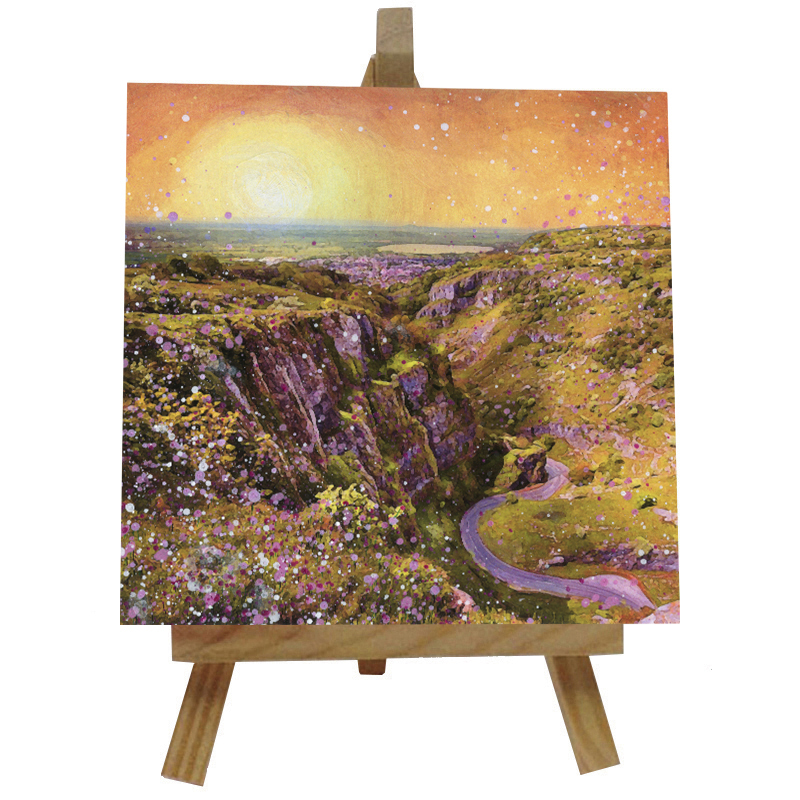 Cheddar Gorge Tile  with Easel