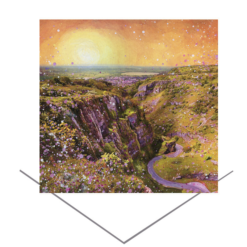 Cheddar Gorge Greetings Card
