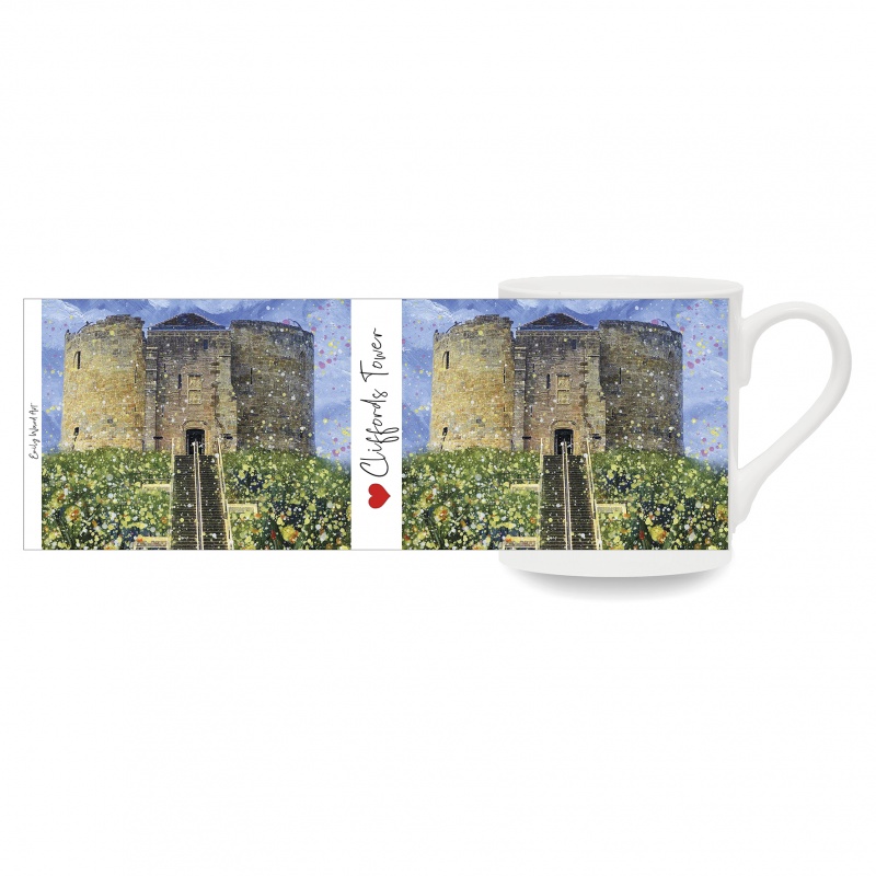 Clifford's Tower -  Bone China Cups