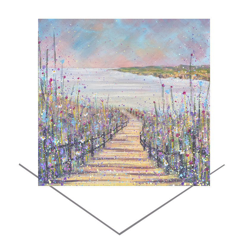 Coastal Path Greeting Card
