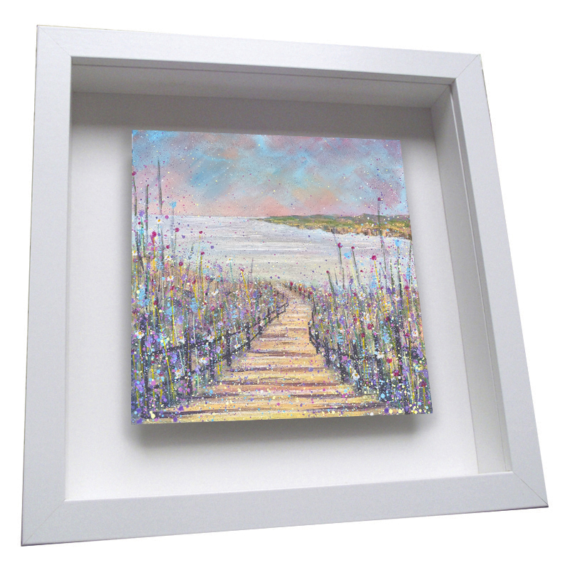 Coastal Path - Framed Tile