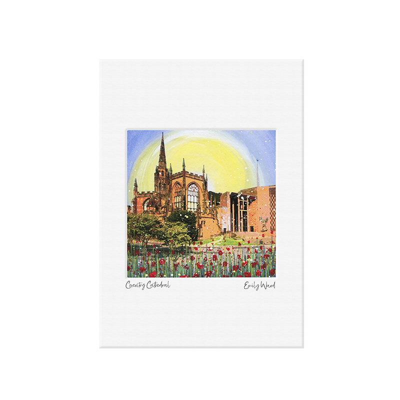 Coventry Cathedral Open Edition Print A4