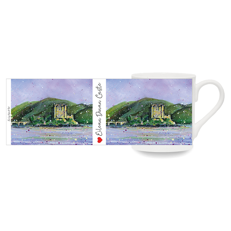 Eilean Donan Castle  -  Bone China Cups