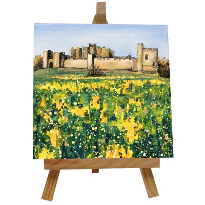 Alnwick Castle Tile with Easel