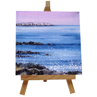 Farne Island Tile with Easel