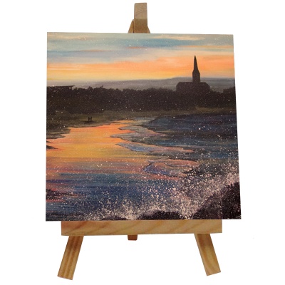 Longsands Tynemouth Tile with Easel