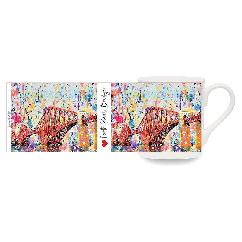 Forth Rail Bridge  -  Bone China Cups