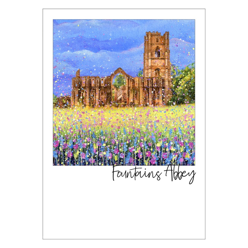 Fountains Abbey Postcard