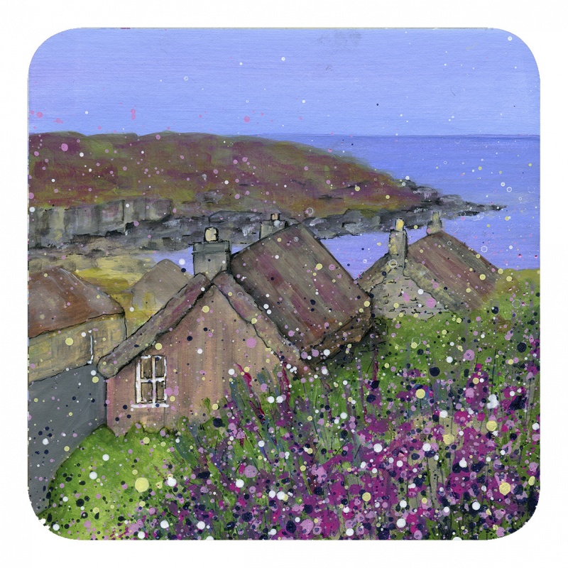 Gearrannan Blackhouses, Isle of Lewis Coaster