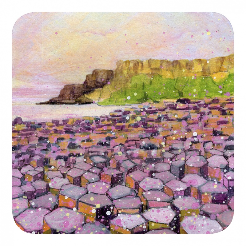 Giant's Causeway - Pink -  Magnet