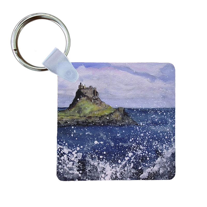 Holy Island-  Keyring