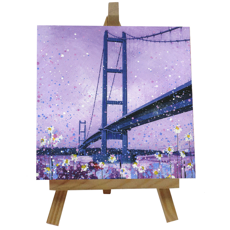 Humber Bridge Tile  with Easel