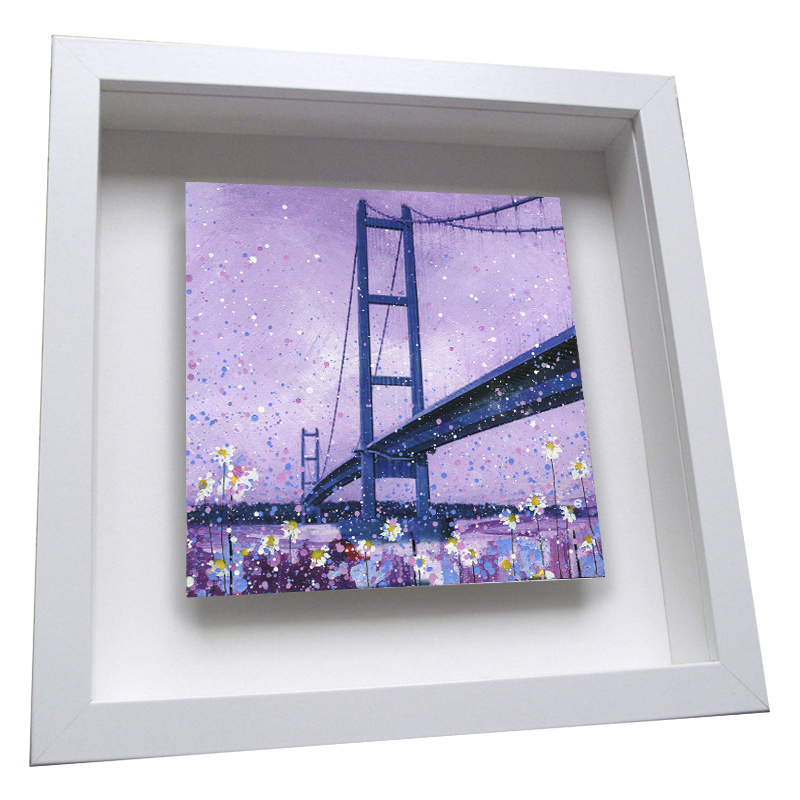 Humber Bridge - Framed Tile