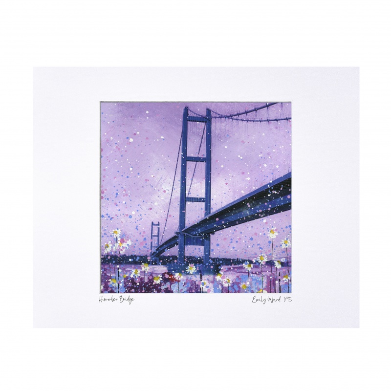 Humber Bridge  Limited Edition Print with Mount