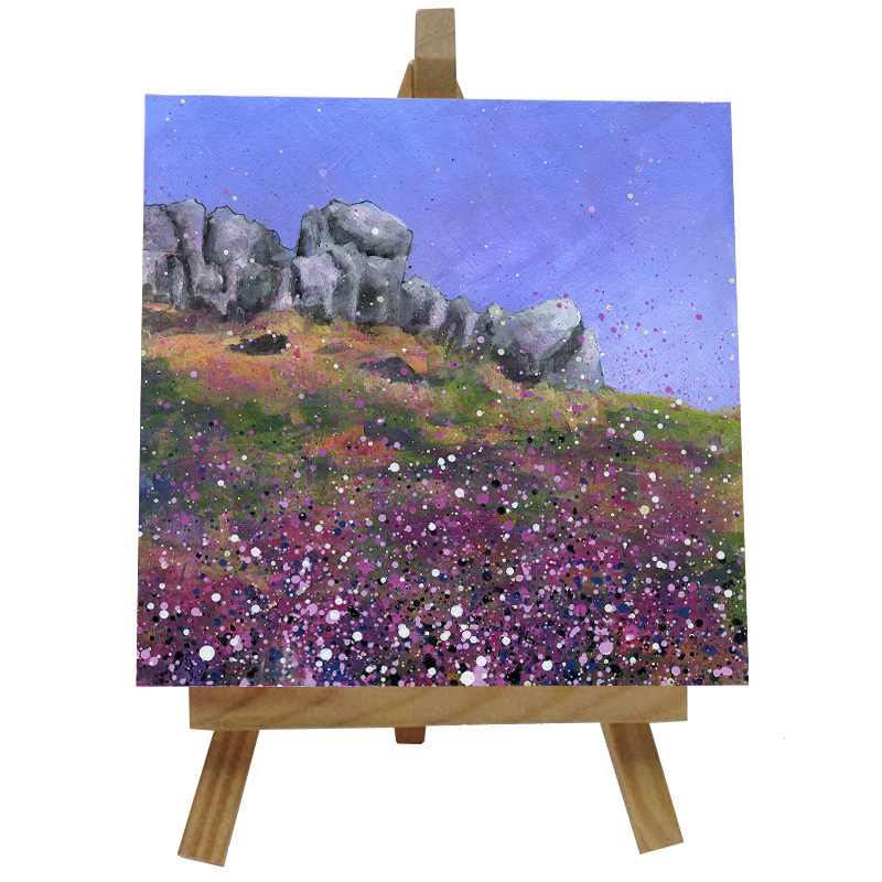 Ilkley Moor Tile with Easel