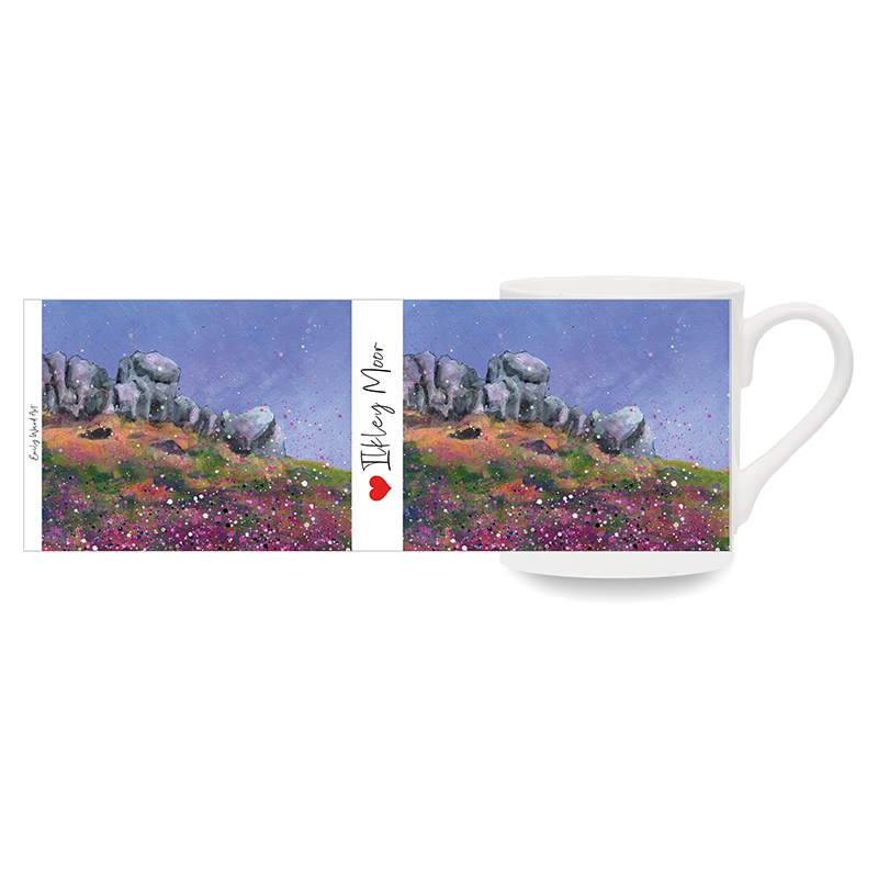 Ilkley Moor  -  Bone China Cups