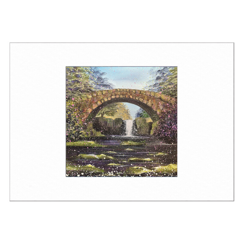 Jesmond Dene 2  Limited Edition Print with Mount