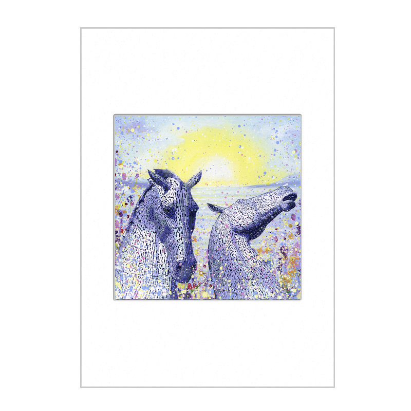 The Kelpies Mini Print A4