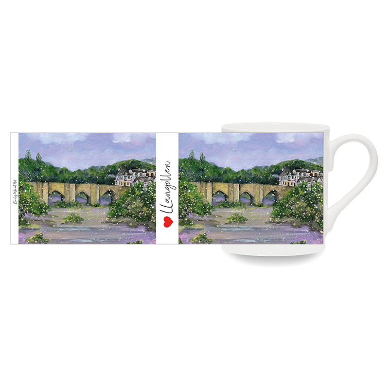 LLangollen  -  Bone China Cups