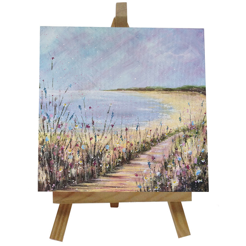 Lazy Beach Days Tile with Easel