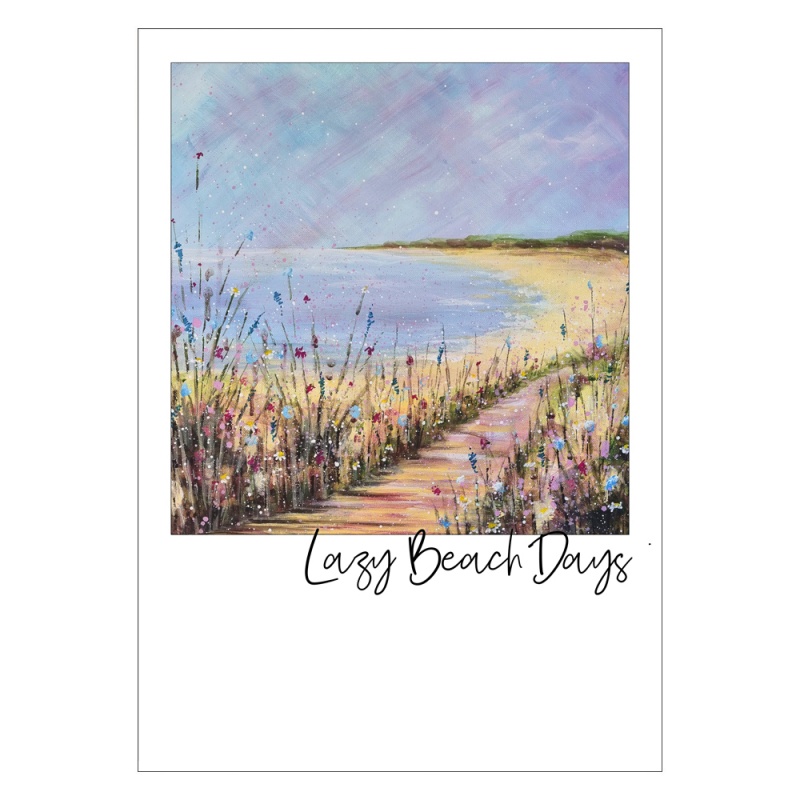 Lazy Beach Days Postcard