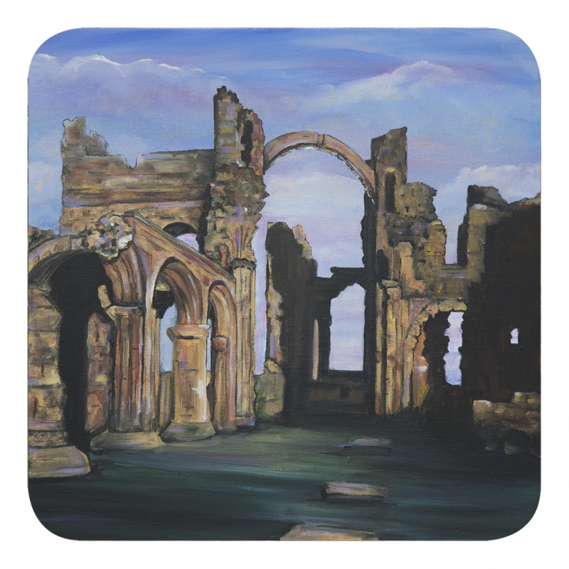 Lindisfarne Priory Coaster