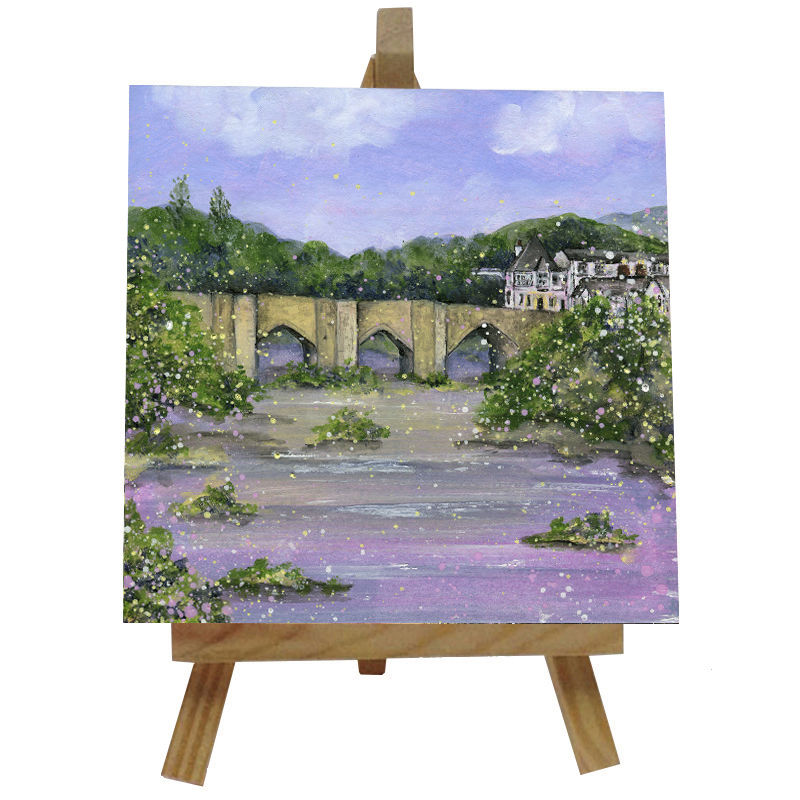 LLangollen Tile with Easel