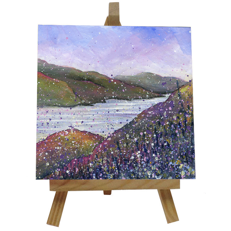 Loch Lomond  Tile with Easel