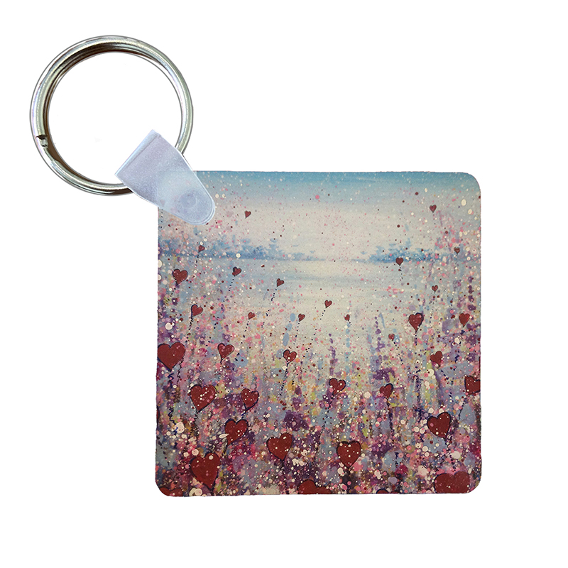 Love Flowers - Keyring