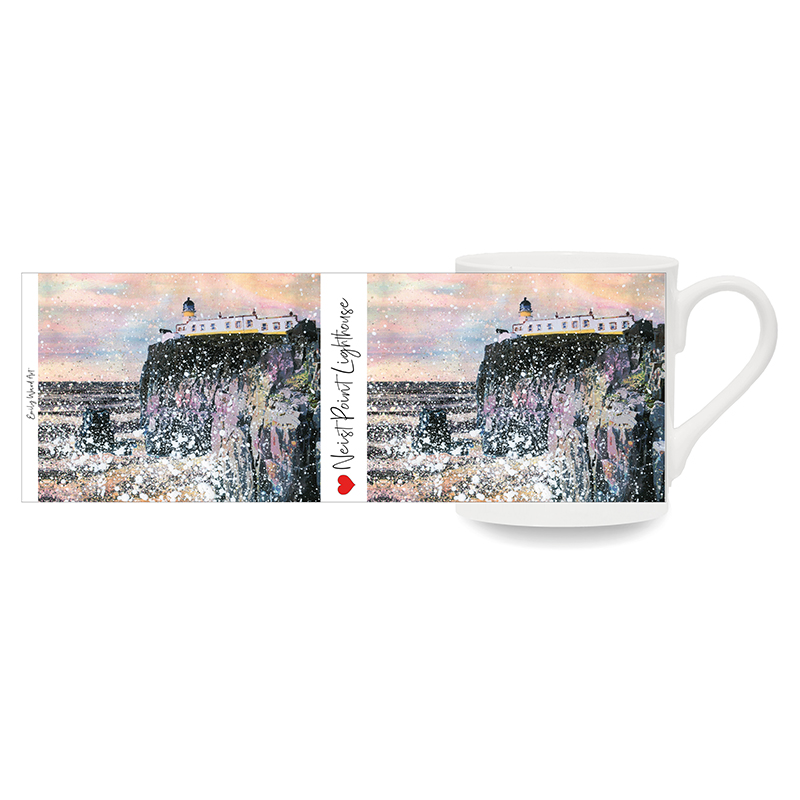 Neist Point Lighthouse -  Bone China Cups