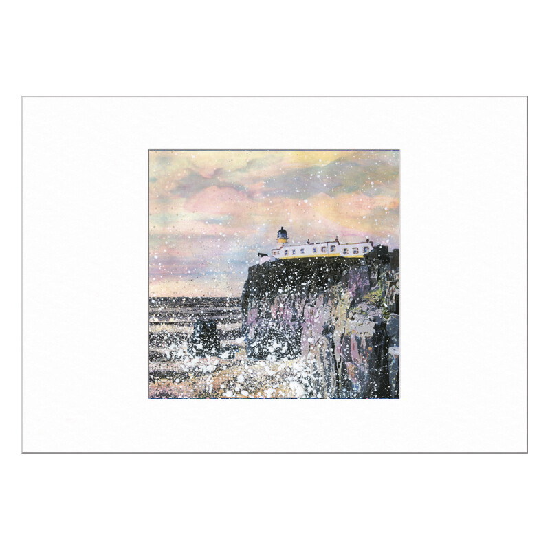 Neist Point Lighthouse Limited Edition Print with Mount