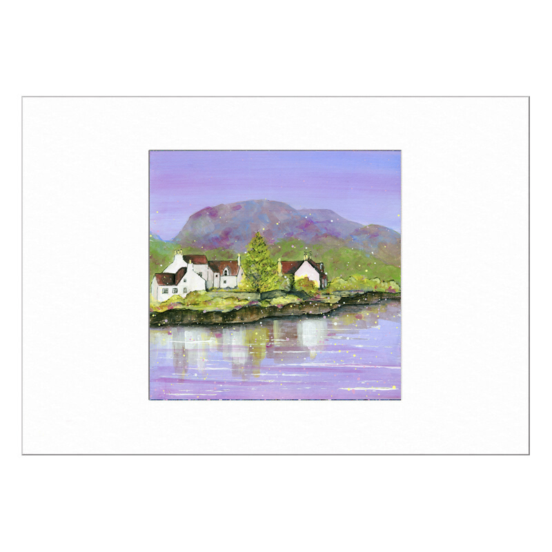 Plockton Limited Edition Print with Mount