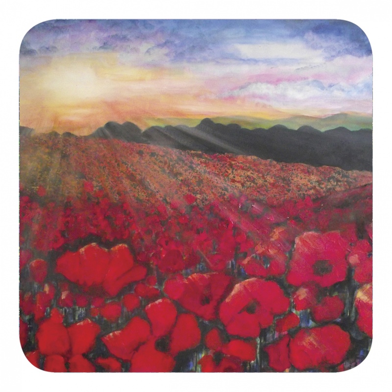 Poppies Coaster