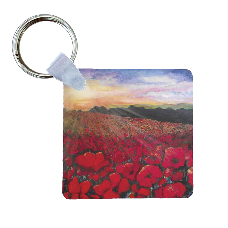 Poppies  - Keyring